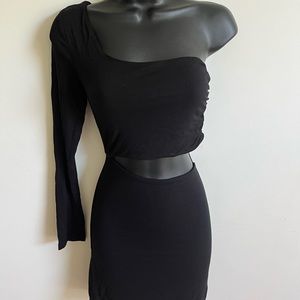 Fashion Nova One Shoulder Mini Dress